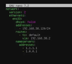 Netplan Configuration Example